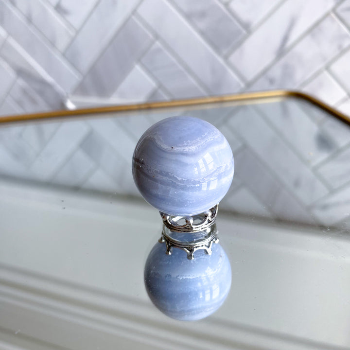 Blue Lace Agate Mini Sphere 