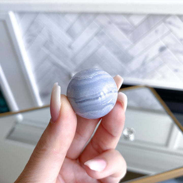 Blue Lace Agate Mini Sphere 