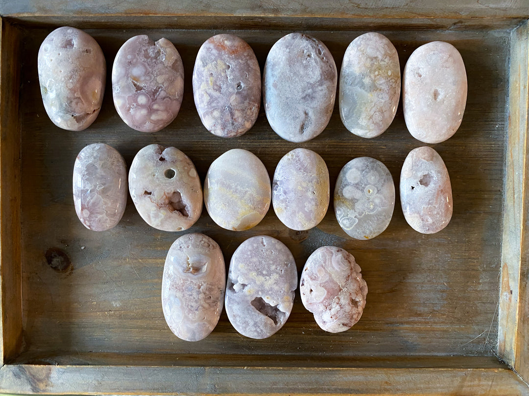 Pink Amethyst Palm Stone - You Choose