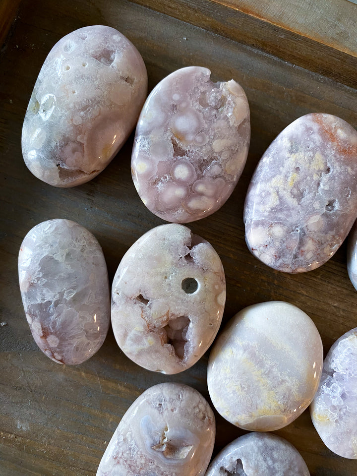 Pink Amethyst Palm Stone - You Choose