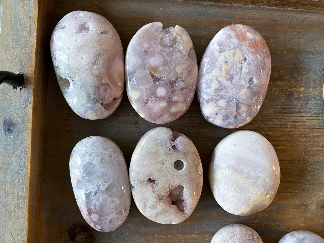 Pink Amethyst Palm Stone - You Choose