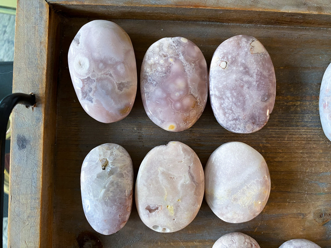 Pink Amethyst Palm Stone - You Choose