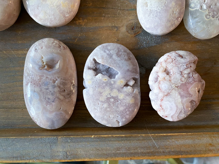Pink Amethyst Palm Stone - You Choose