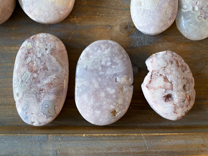 Pink Amethyst Palm Stone - You Choose