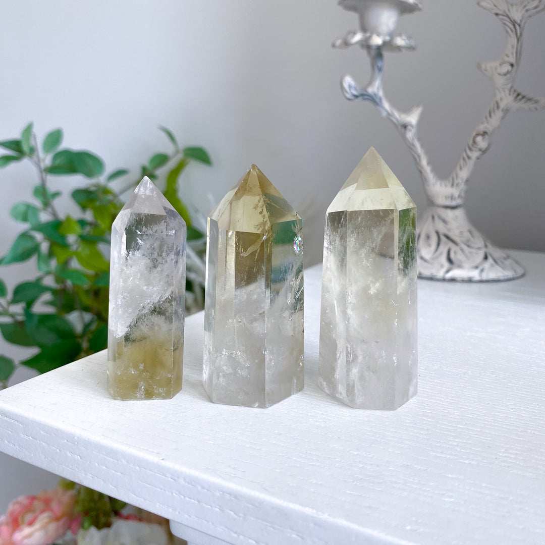 Lemon Topaz Tower 2-3" - Imperfect