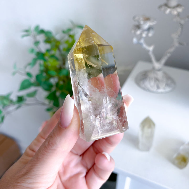 Lemon Topaz Tower 2-3" - Imperfect