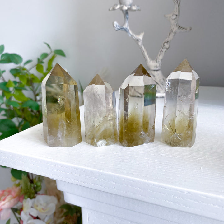 Lemon Topaz Tower 2-3" - Imperfect