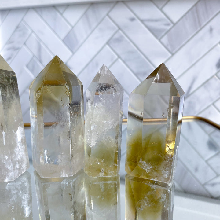 Lemon Topaz Tower 2-3" - Imperfect