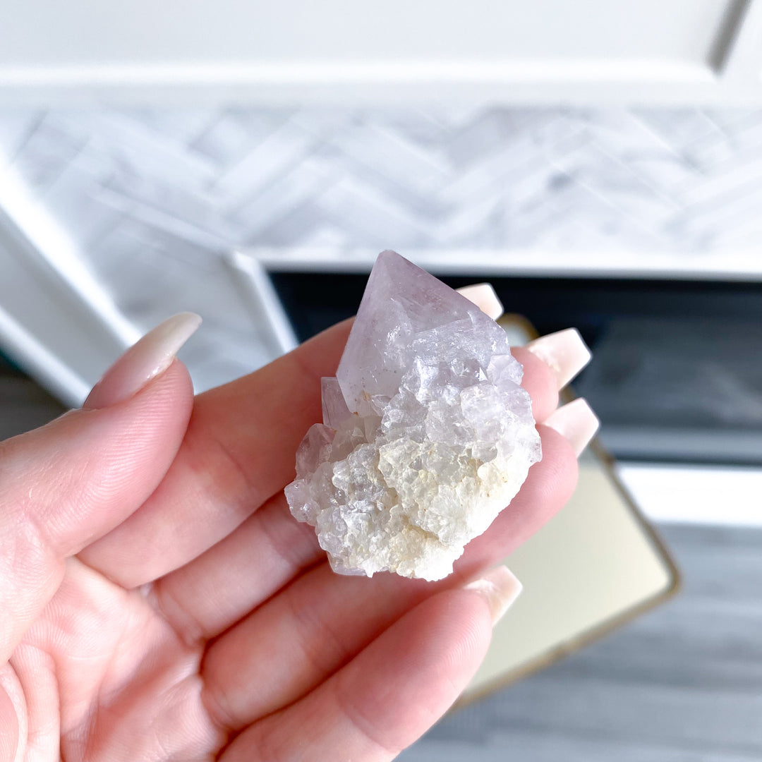 White Spirit Quartz Cluster 