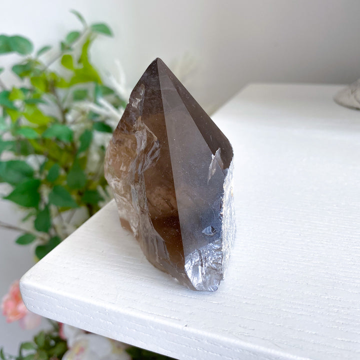 Large Smokey Quartz Top Polish 