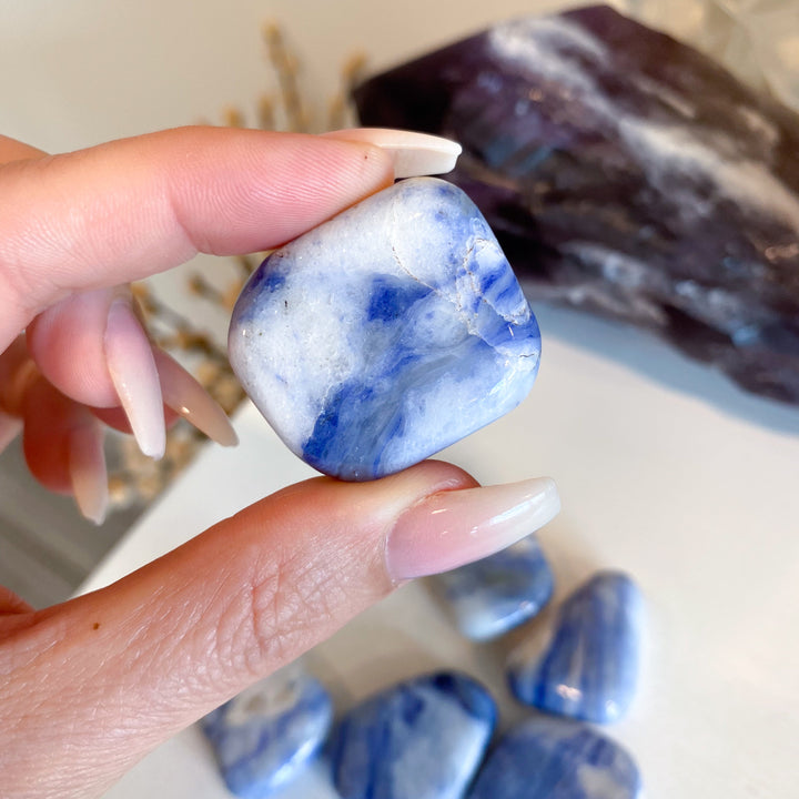 Flatter Afghanite Tumble Stone