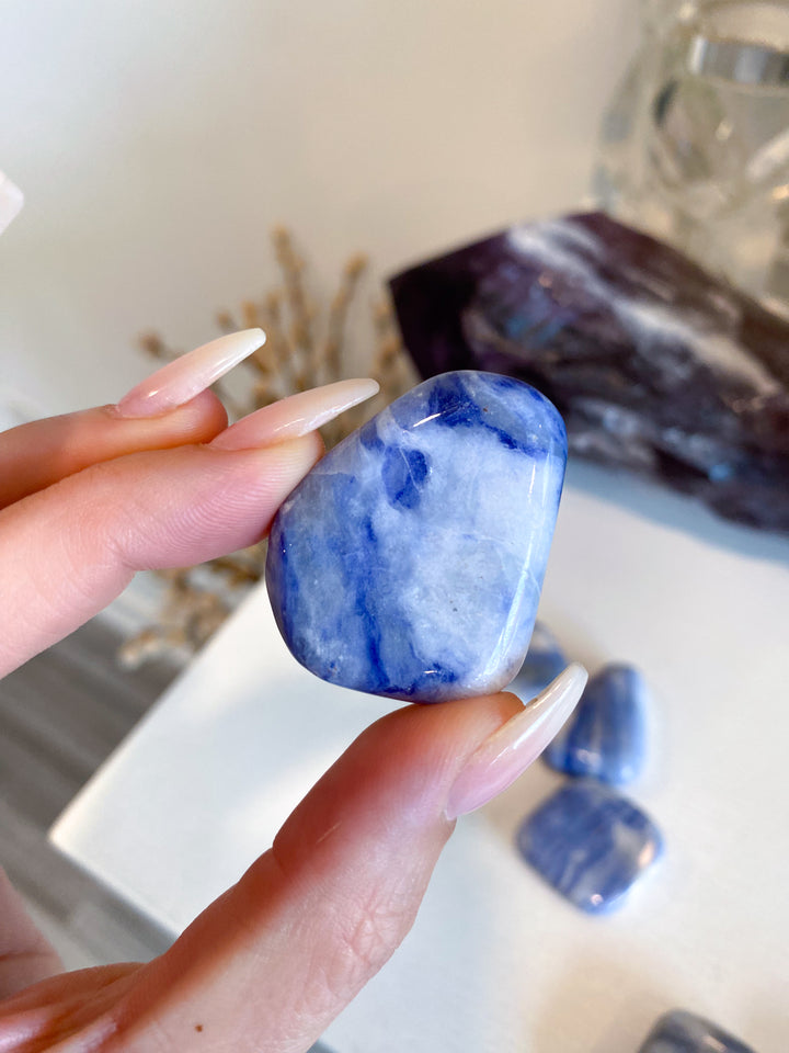 Flatter Afghanite Tumble Stone