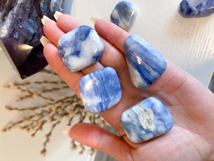 Flatter Afghanite Tumble Stone