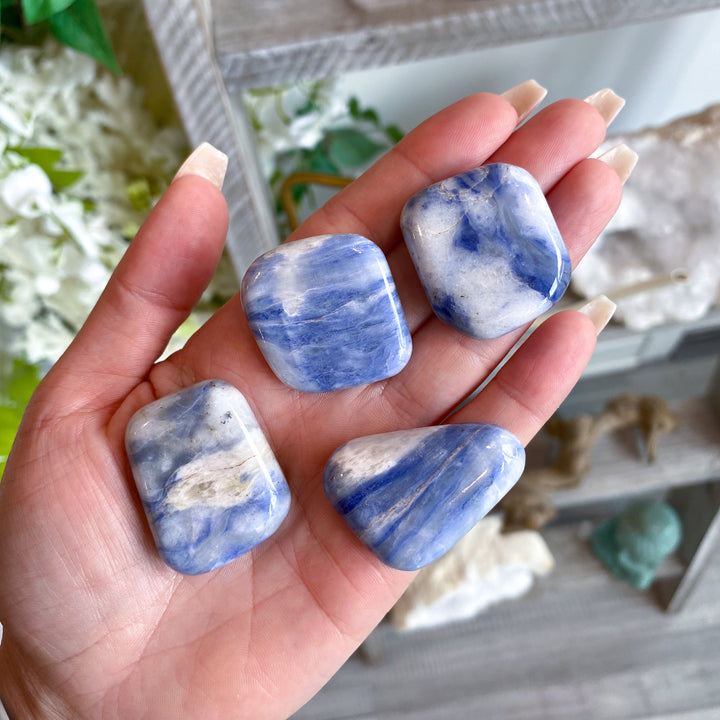Flatter Afghanite Tumble Stone
