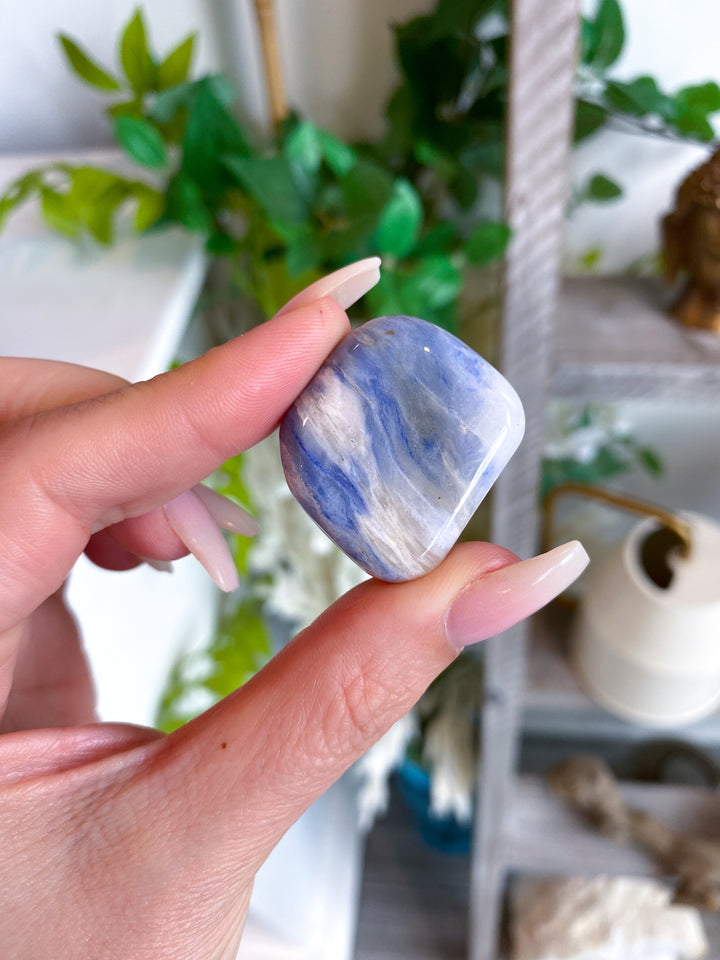 Flatter Afghanite Tumble Stone