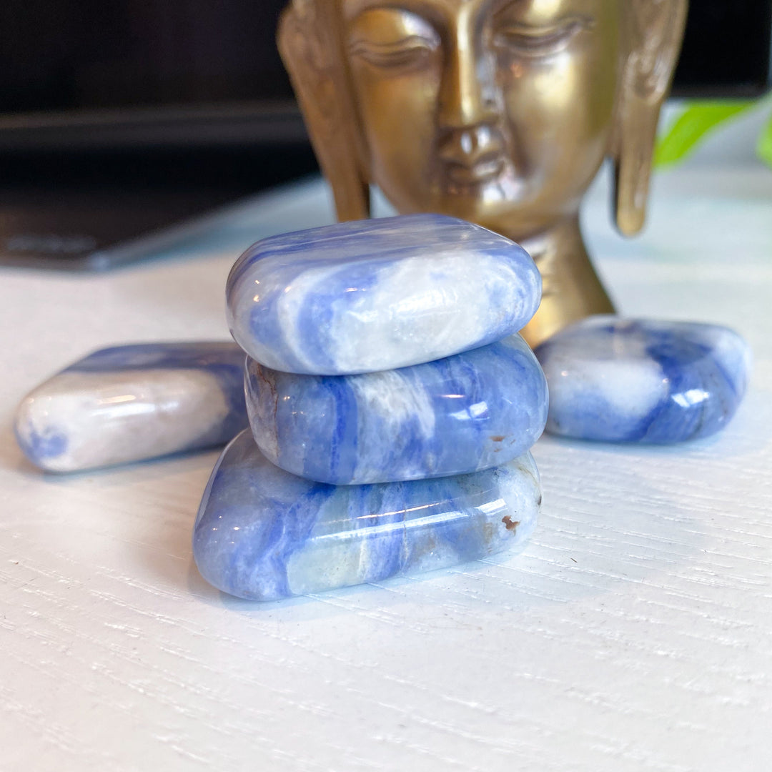 Flatter Afghanite Tumble Stone