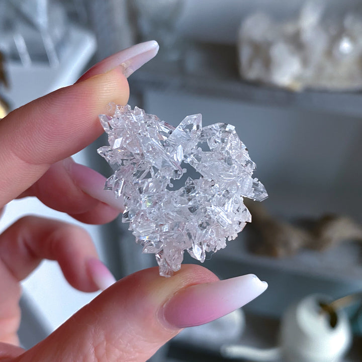 Tiny Pale Pink Apophyllite Cluster #1