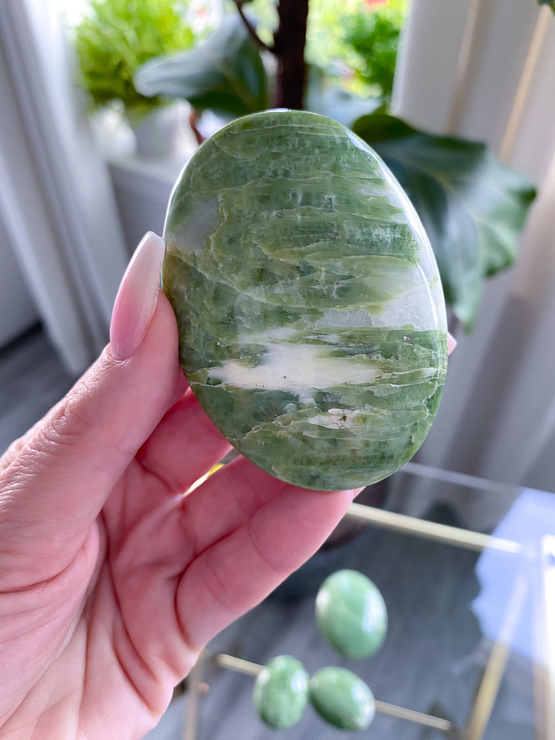 RARE Tremolite Palm Stone