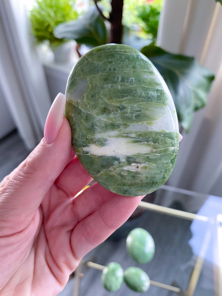 RARE Tremolite Palm Stone