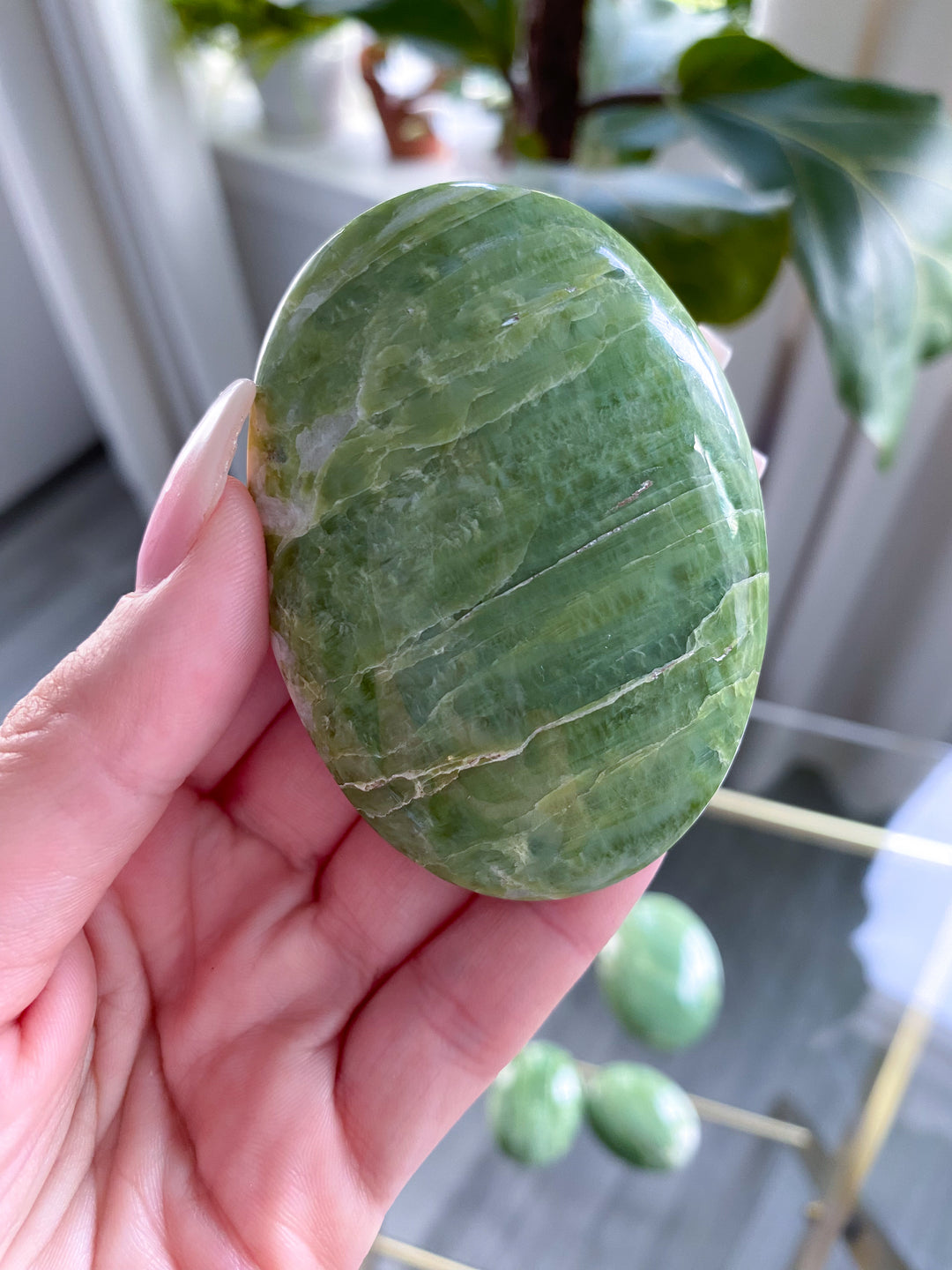 RARE Tremolite Palm Stone