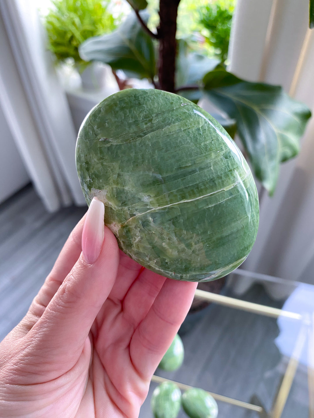 RARE Tremolite Palm Stone