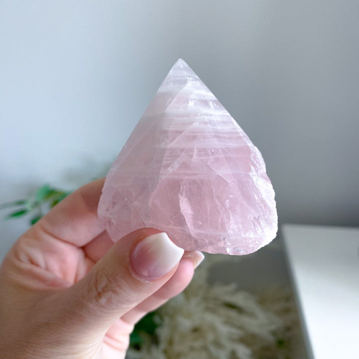 Pale Rose Quartz Top Polish 