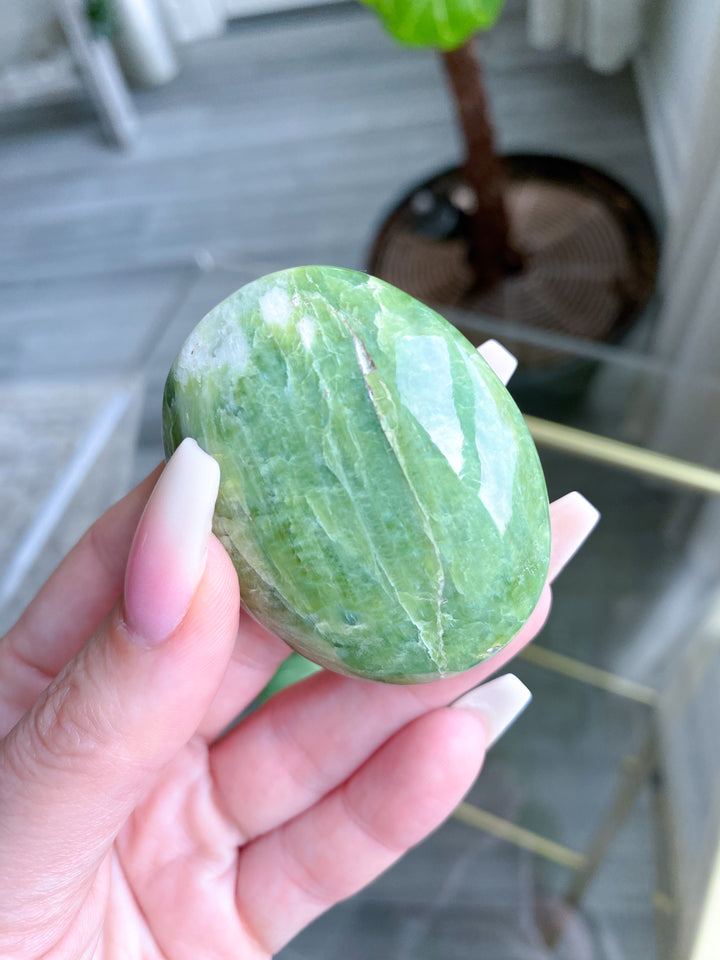 RARE Tremolite Palm Stone