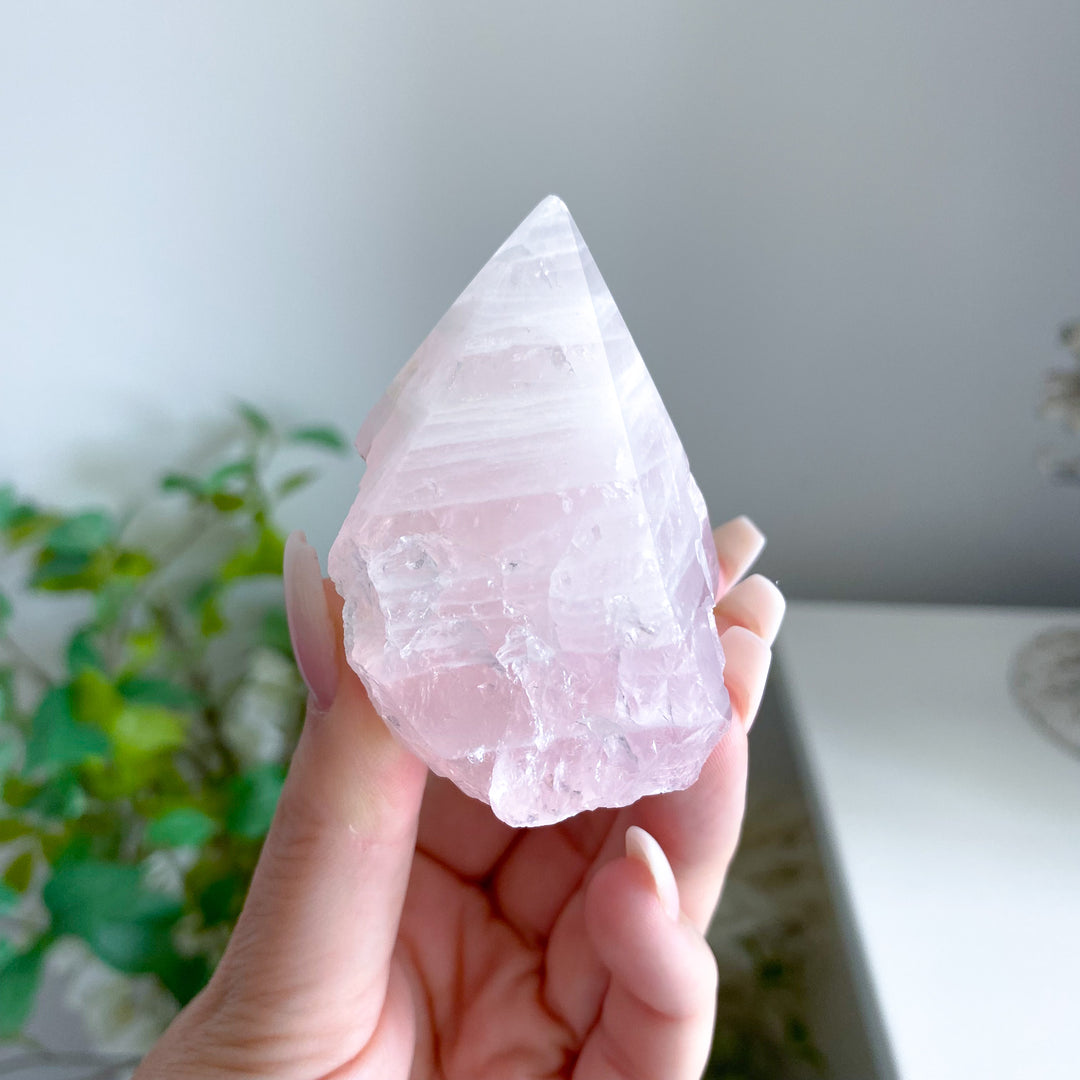 Pale Rose Quartz Top Polish 