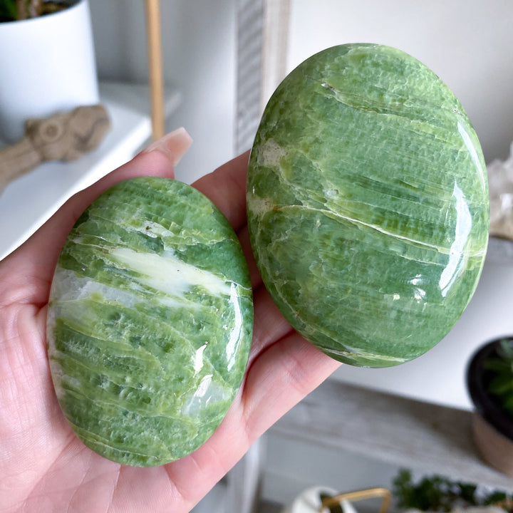 RARE Tremolite Palm Stone