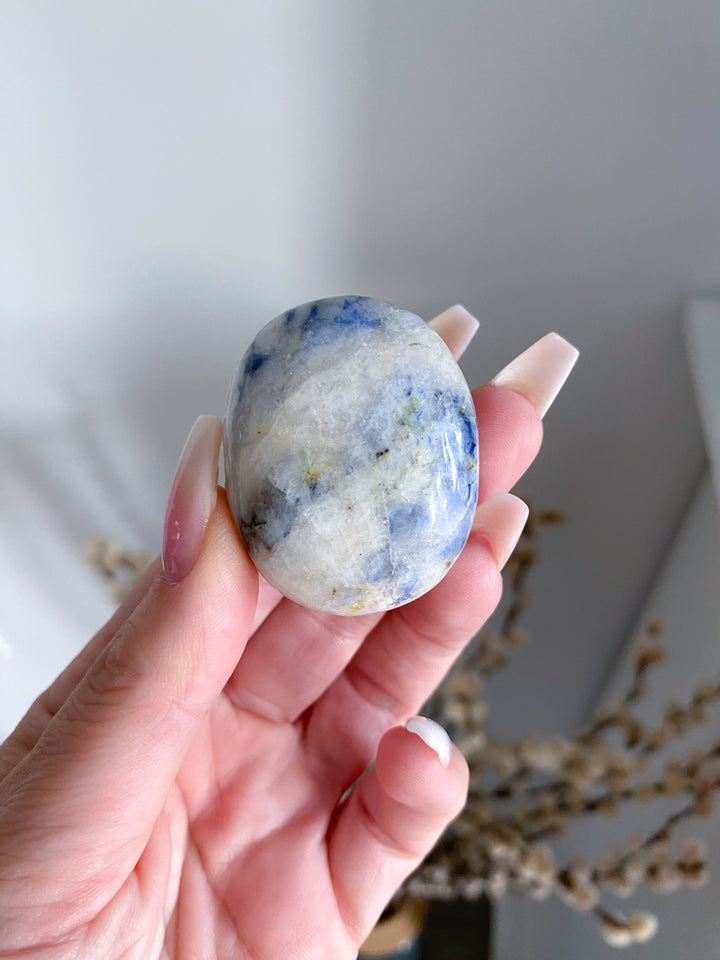 X-Small Afghanite Palm Stone #4