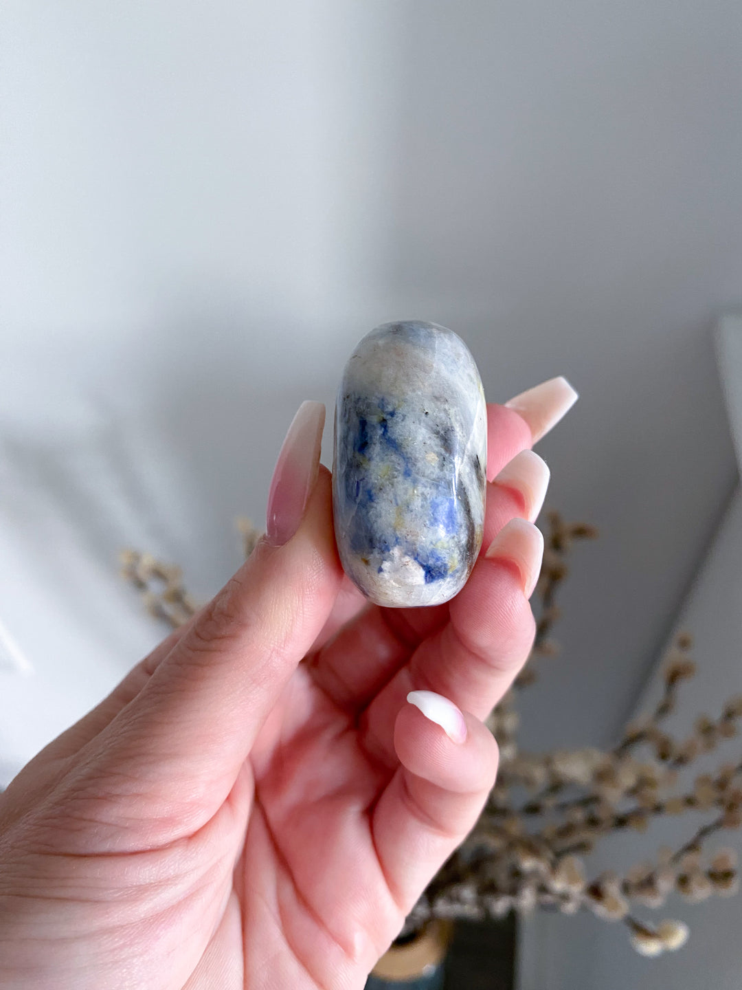 X-Small Afghanite Palm Stone #4