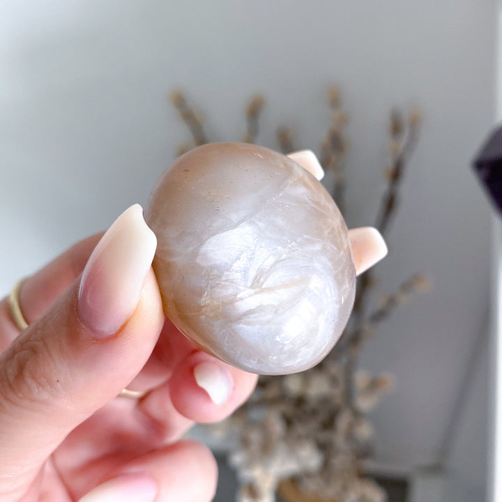 Peach Moonstone Pebble #1