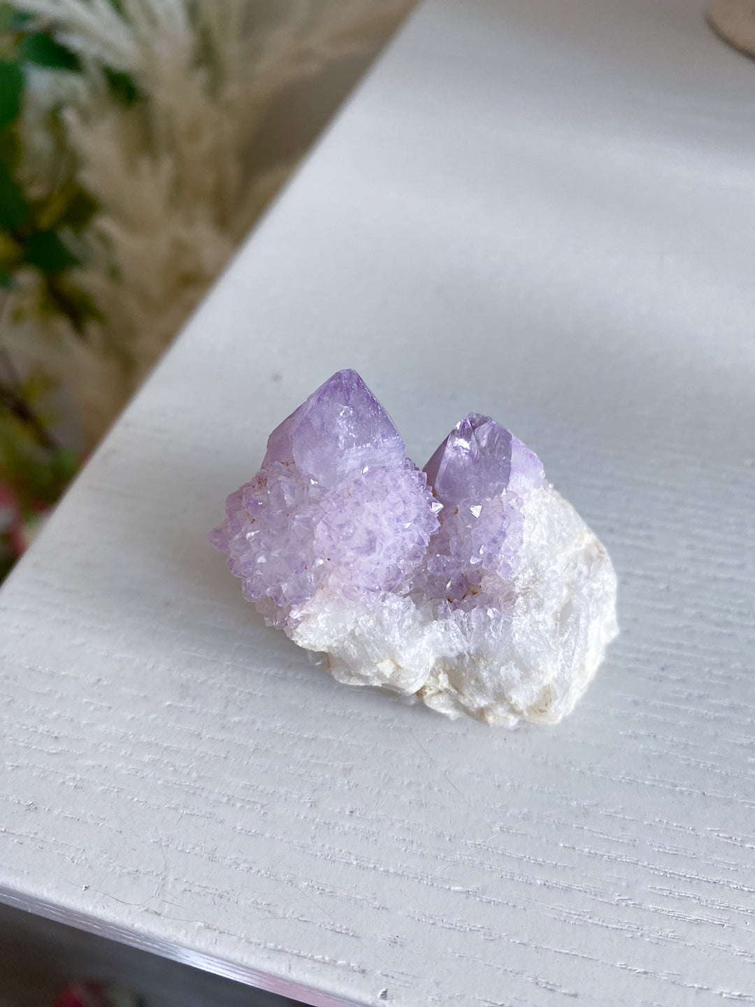 Lilac Purple Spirit Quartz Point "Twin" 