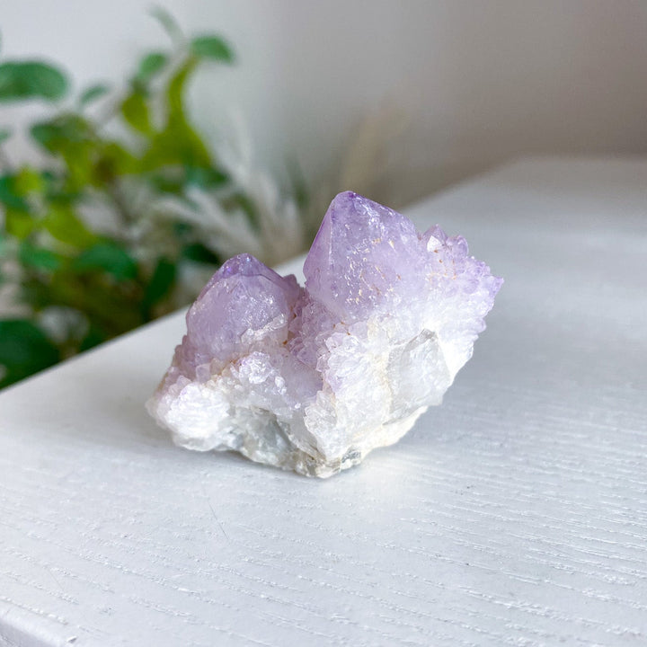 Lilac Purple Spirit Quartz Point "Twin" 