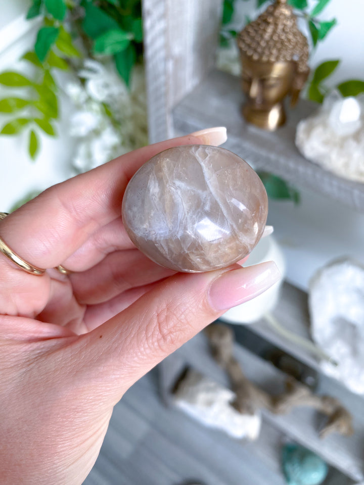 Peach Moonstone Pebble #1