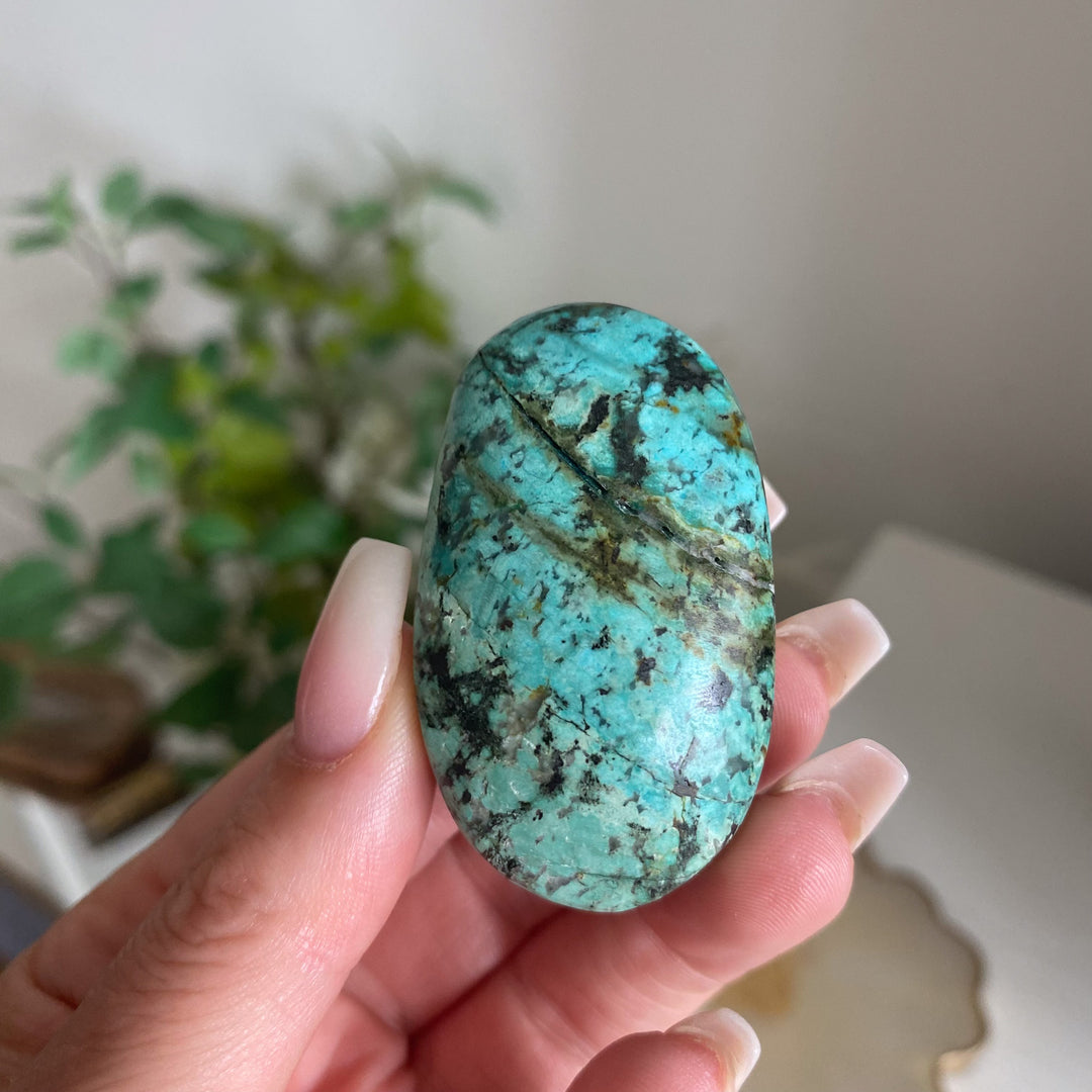 Small African Turquoise Palm Stone 