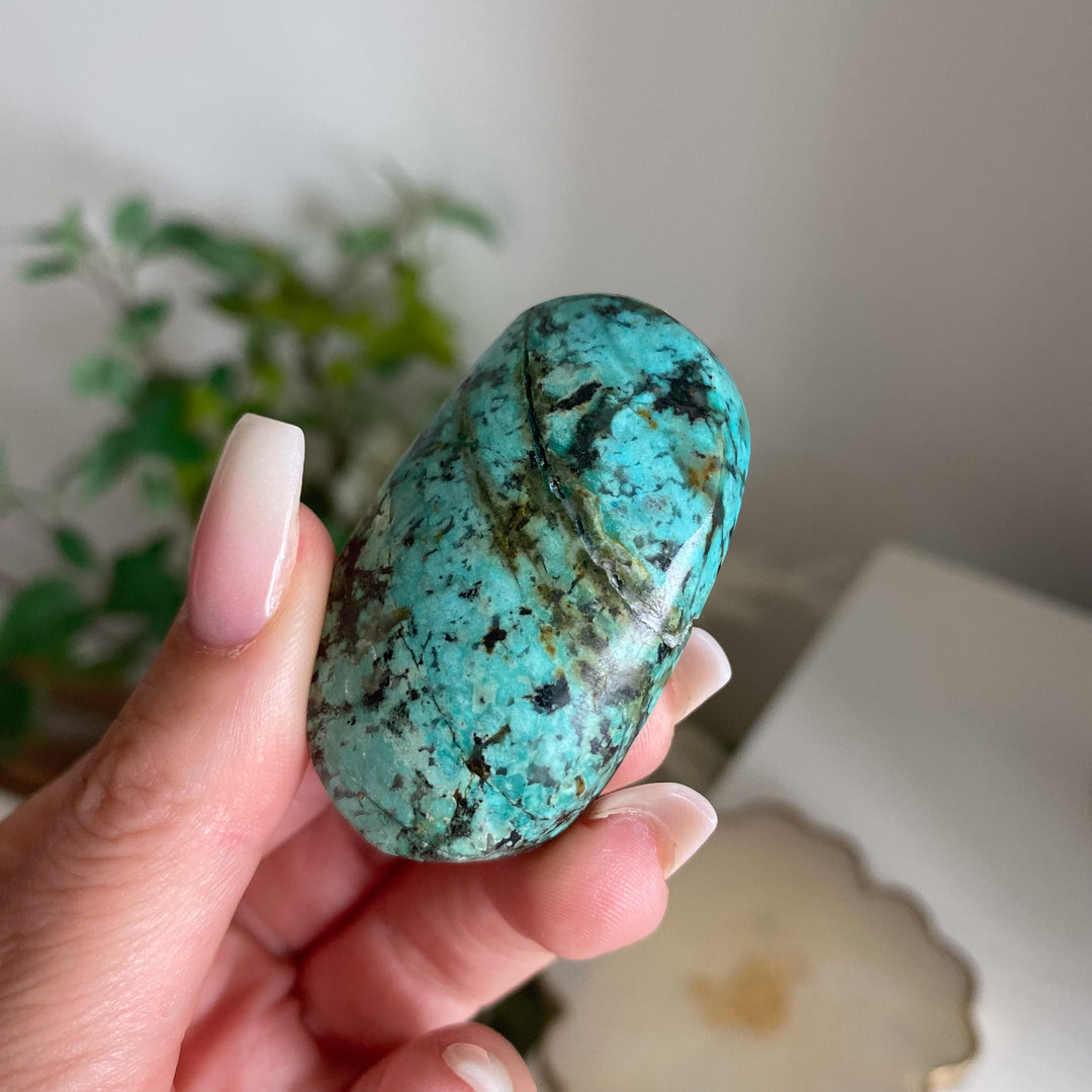 Small African Turquoise Palm Stone 