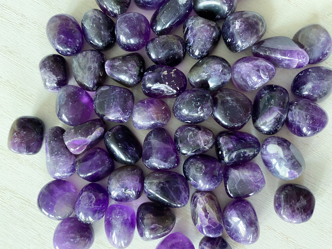 Dark Grape Amethyst Tumble