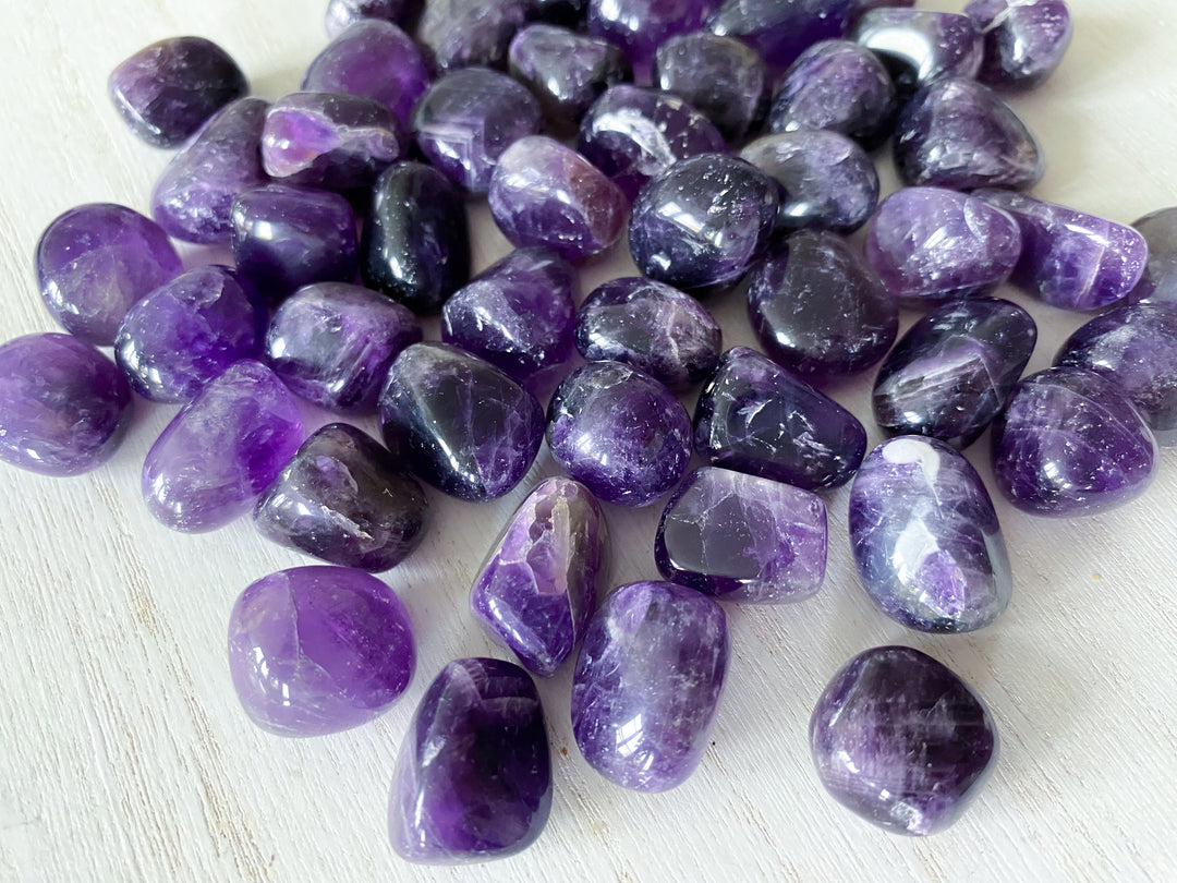 Dark Grape Amethyst Tumble