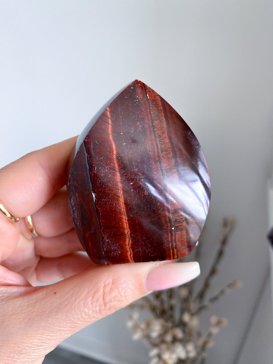Red Tiger Eye Flame #1 - Imperfect