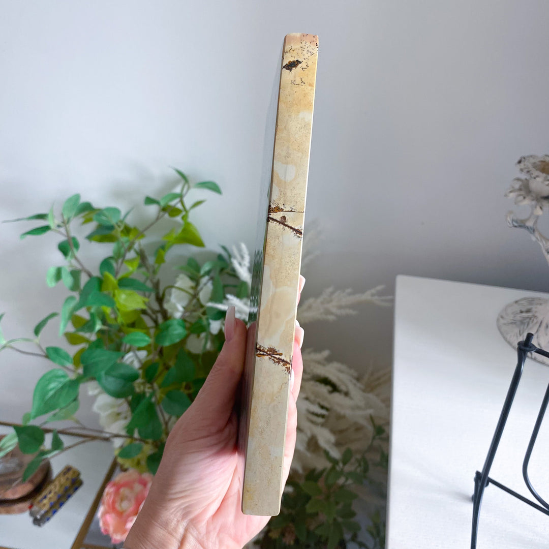 Picture Jasper Slab on Stand 