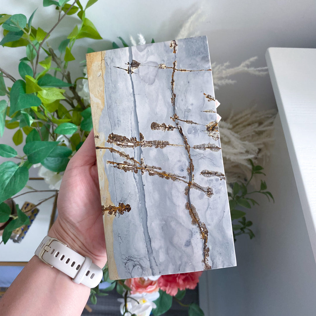 Picture Jasper Slab on Stand 