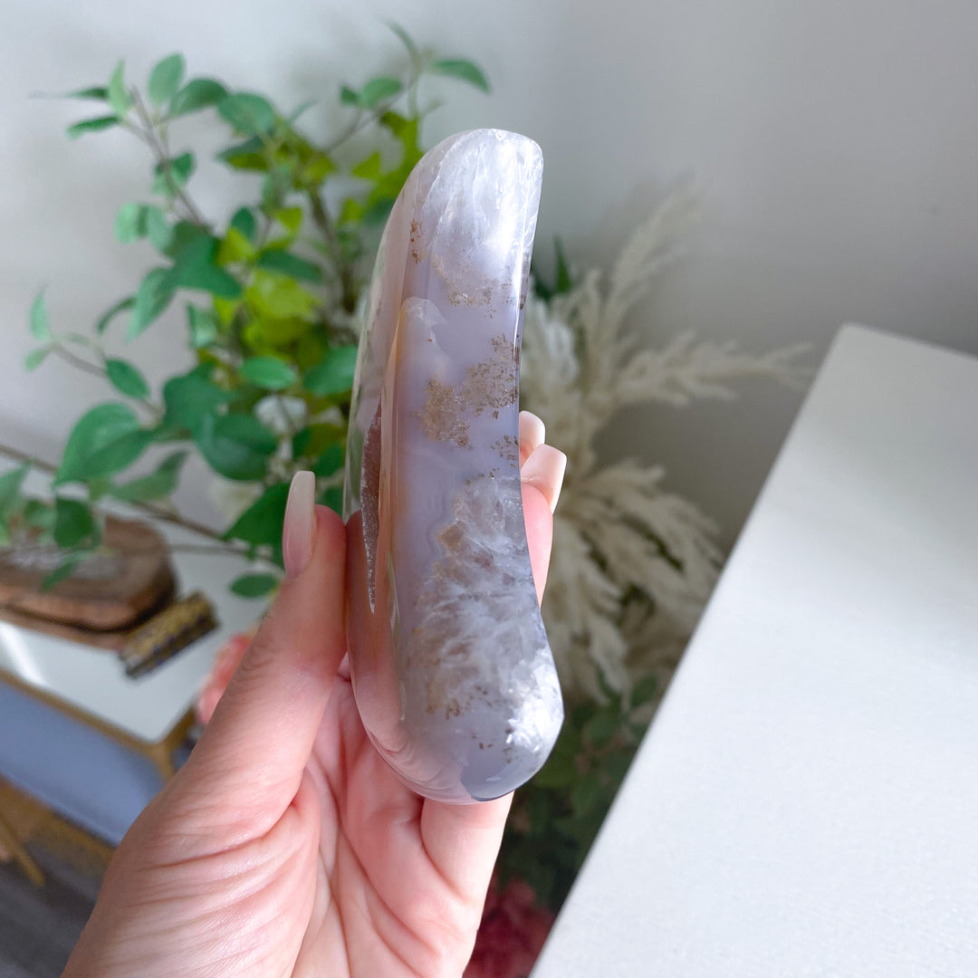 Druzy Agate Moon 