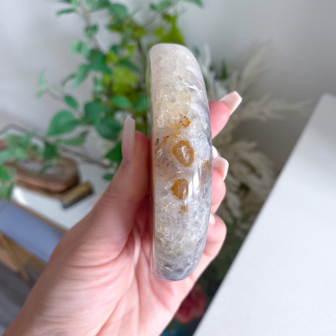 Druzy Agate Moon 