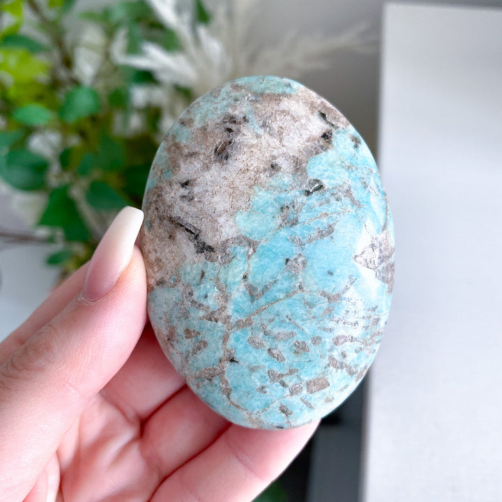 Smokey Amazonite Palm 