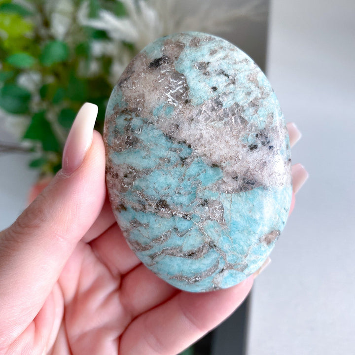 Smokey Amazonite Palm 