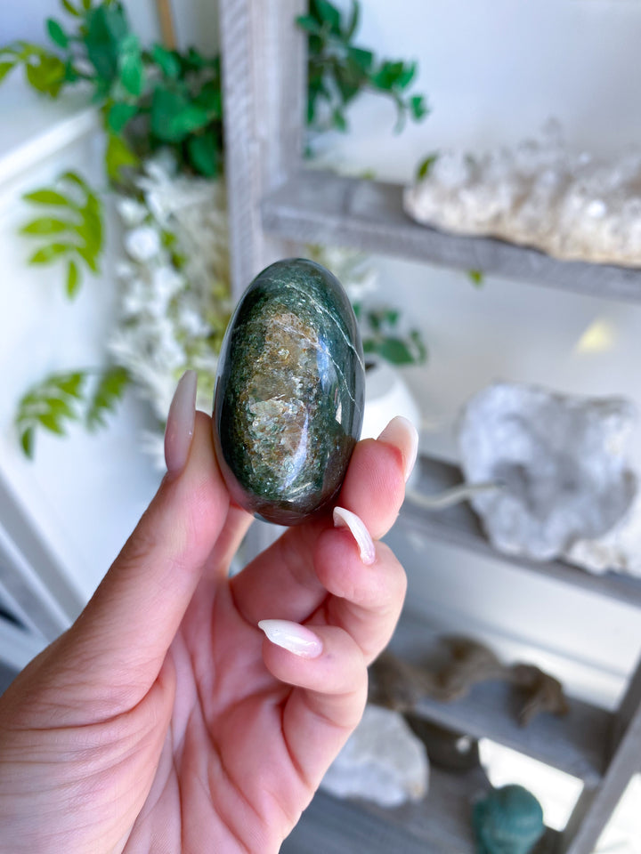 Dark Green Aventurine Heart #5