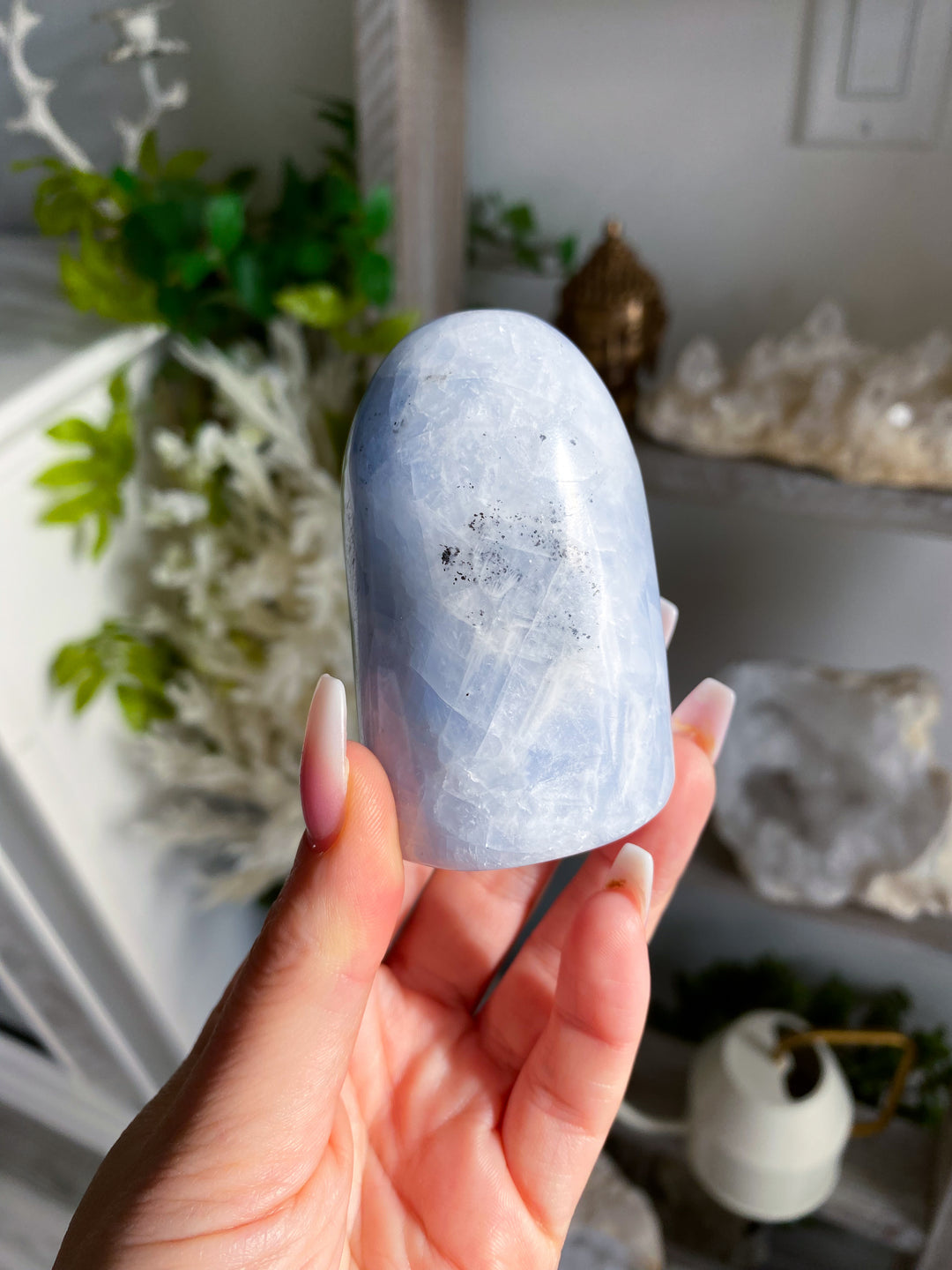 Blue Calcite Freeform
