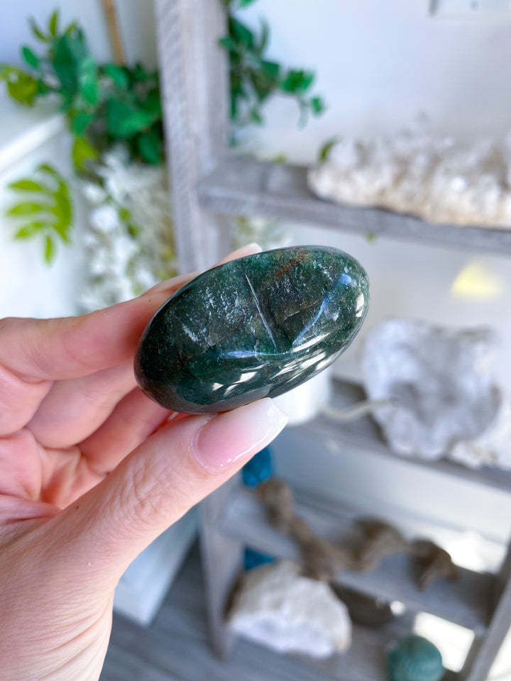 ABUNDANCE: Dark Green Aventurine Heart #8