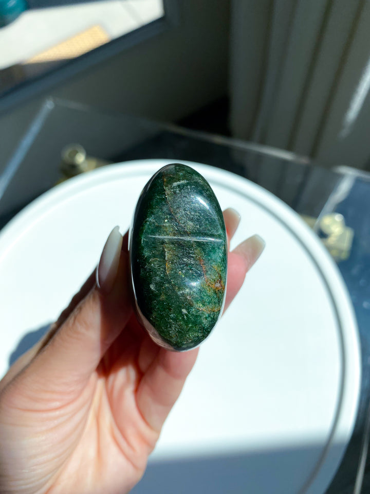 ABUNDANCE: Dark Green Aventurine Heart #8